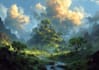 design detailed fantasy landscapes and environments