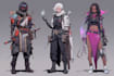 sci fi character illustration or sci fi character