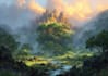 do fantasy concept landscape illustrations