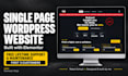build a single page wordpress website with elementor in 24 hours