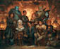 draw a custom dnd party character illustrations