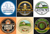 create awesome emblem, badge logo and flag design