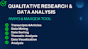 conduct research and data analysis for qualitative and quantitative research