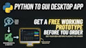 develop custom software and python desktop applications with gui