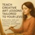 teach creative art lessons tailored to your level