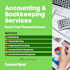 provide expert accounting and bookkeeping services