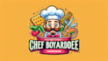 design chef homeboy ardee logo with satisfaction guaranteed