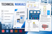 create technical manuals for industrial products