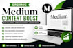 do organic medium article promotion, medium followers to boost engagement
