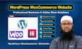 create wordpress woocommerce website, ecommerce online store