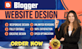 design a complete blogspot website with full SEO in 24 hours