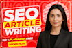 be your fast SEO article writer, content writer and blog post writer