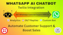 build an ai automated whatsapp chatbot with live analytics