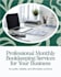 do monthly bookkeeping record transactions and prepare financial statements