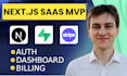 build a lean saas mvp with next js supabase and stripe