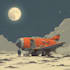 design futuristic space fleet illustrations