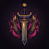 design fantasy game logo