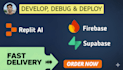 develop fix debug deploy vibecode replit ai saas mvps supabase