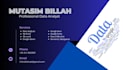 be your data analyst and data entry operator