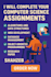 do computer science assigned, java, cpp, python programming tasks and projects