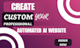 build a professional ai powered website with chatbot