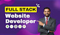do website development as full stack web developer, front end, backend developer