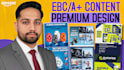 design amazon a plus ebc content and high conversion premium listing images