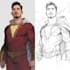 make concept art superhero character comic style