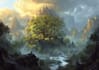 design a conceptual fantasy landscape