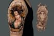 make custom anime manga tattoo design
