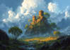 do fantasy landscapes and scenery art
