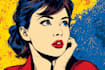 draw a professional pop art portrait