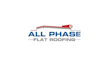 design flat roofing company logo