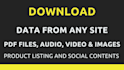 download data from various websites and upload