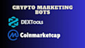develop trending bots for dextools, coinmarketcap