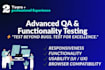 do functional testing for your websites or apps