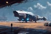create a custom spaceship sci fi steampunk nft