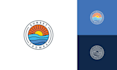 create wave logo with creative, minimalist, or abstract style