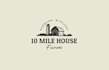 design unique mile house farm logo