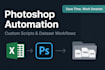 automate your photoshop workflows with scripts and datasets