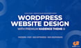 design and develop a responsive wordpress site with the kadence theme