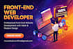 develop a modern responsive frontend website using react and tailwind CSS