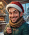 draw christmas cartoon caricature
