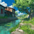 draw anime background graphics novel and environment art old style