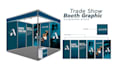 design trade show booth graphics, and backdrop