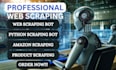 build web scraping bot, python scraping bot, product scraping, amazon scraping
