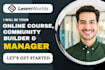 setup learnworlds online course website, membership site, and branded community