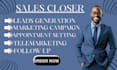 commission based sales b2b sales closer high ticket sales