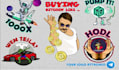 create custom animated telegram sticker packs for crypto projects, nft community
