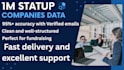 provide verified startup data investor leads for fundraising